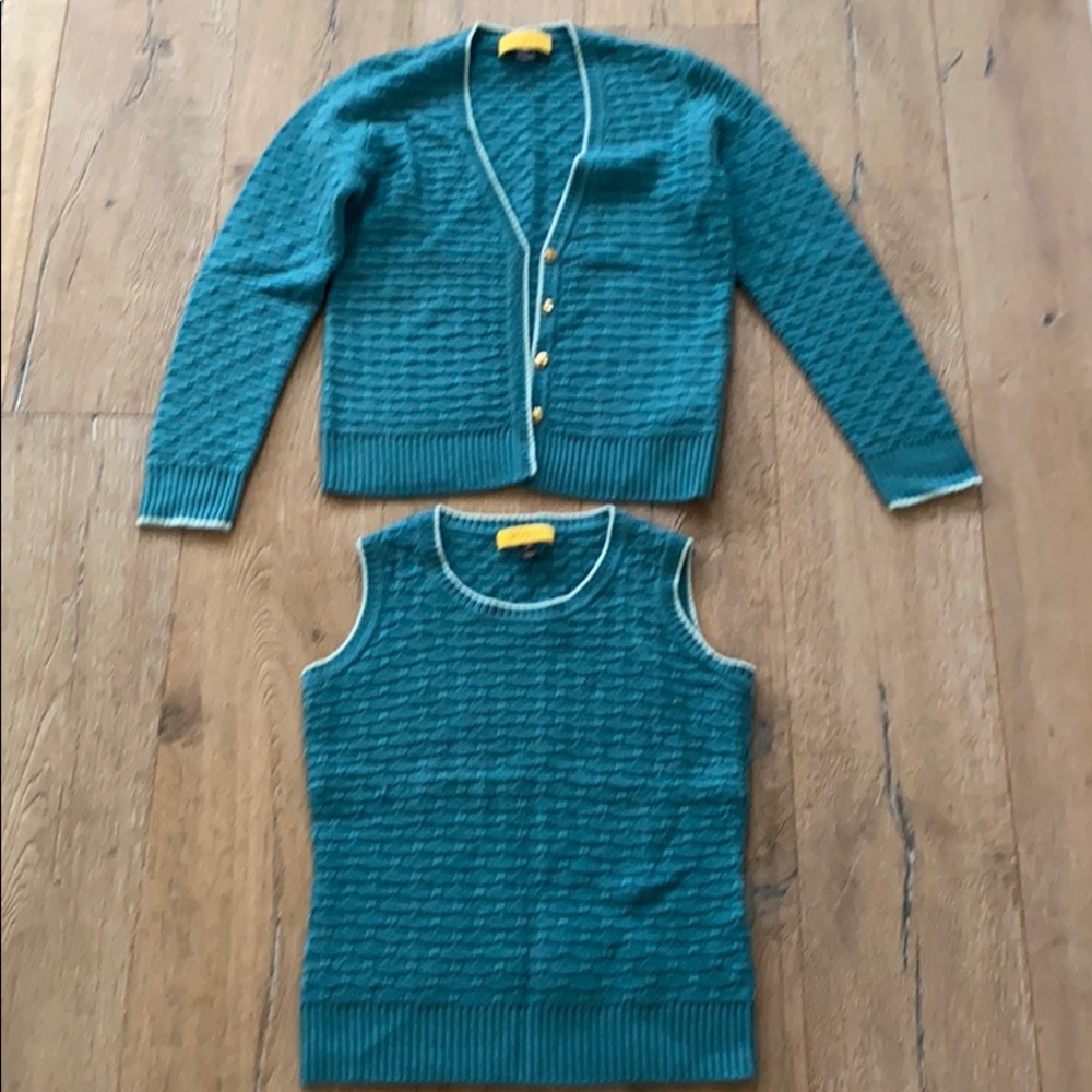 St John wool sweater set